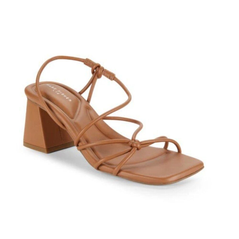 Marc Fisher Calynda Crisscross‎ Block Heel Sandals - Size 9.5